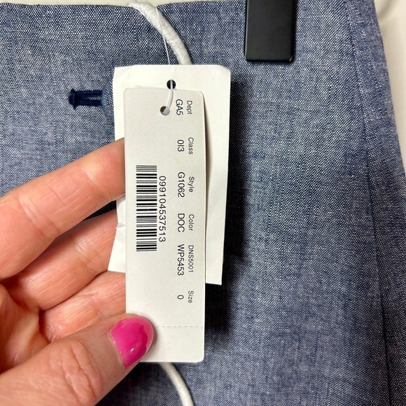 NWT J. Crew Blue Scallop Edge Skirt Size 0 - Picture 5 of 7